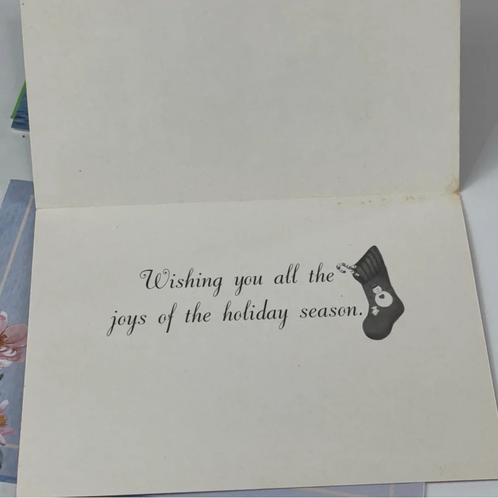 VTG Assorted Holiday Greeting Cards lot of 10